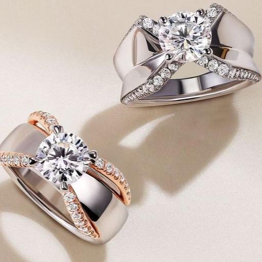 Vintage Zirconia Bow Ring-Lydieannejewelry