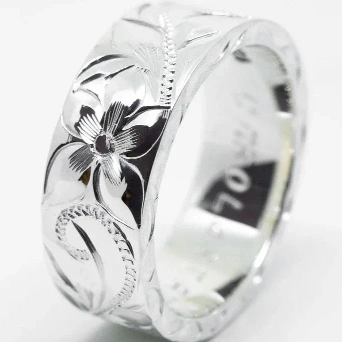 Vintage Silver Blossom Ring-Lydieannejewelry