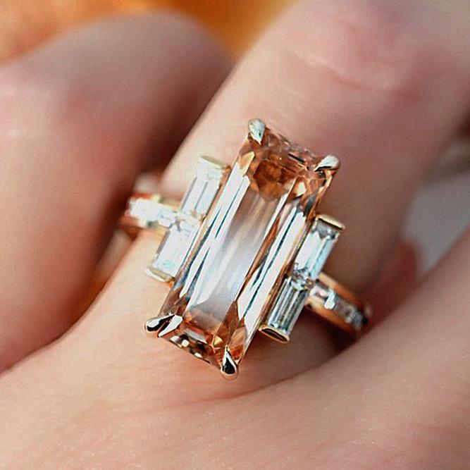 Vintage Red White Glass Ring-Lydieannejewelry