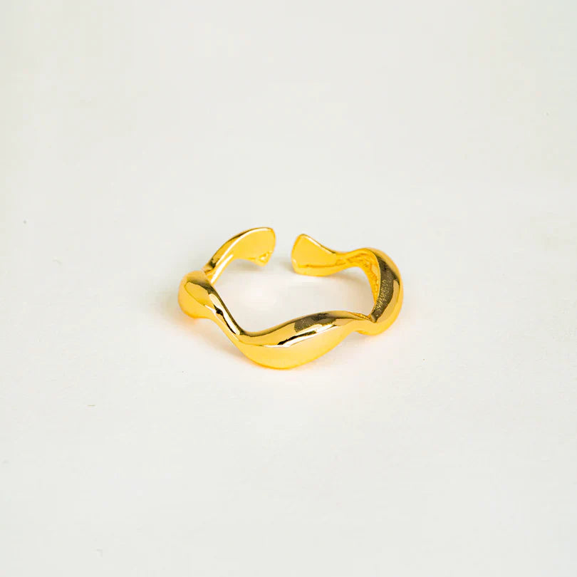 Ocean Wave Ring-Lydieannejewelry
