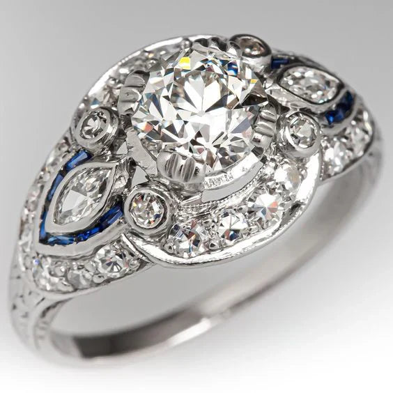 Vintage Silver Bright Ring-Lydieannejewelry