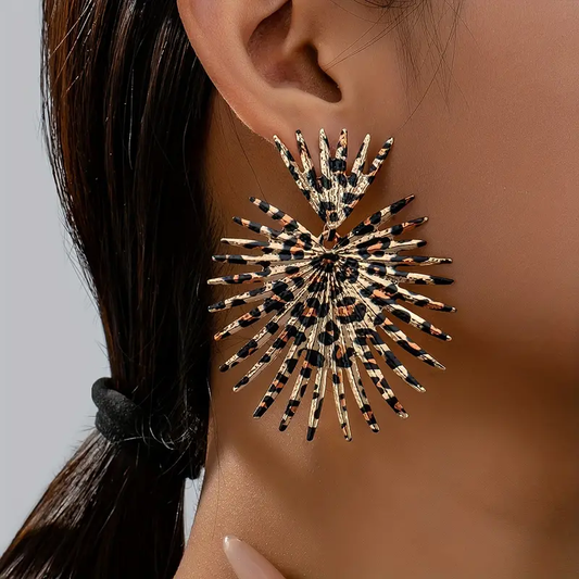 Vintage Spiny Earrings-Lydieannejewelry