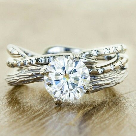 Vintage Silver Layered Zirconia Ring-Lydieannejewelry