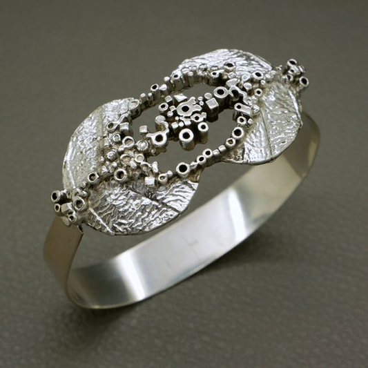 Vintage Double Moon Silver Ring-Lydieannejewelry