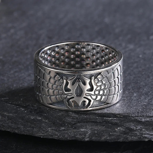 Vintage Engraved Spider Ring-Lydieannejewelry