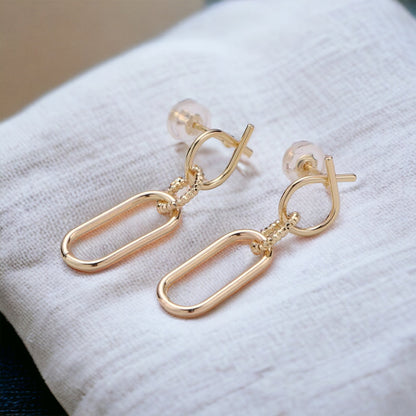 Mirella Chain Link Earrings-Lydieannejewelry