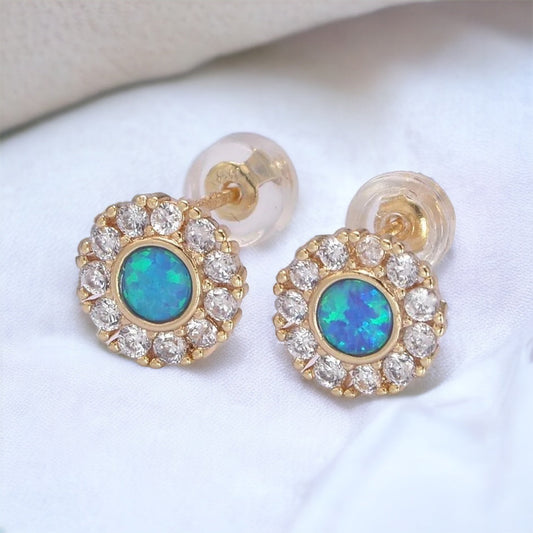 Concetta Opal Earrings-Lydieannejewelry