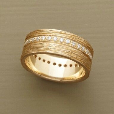 Vintage Gold Fine Zirconia Ring-Lydieannejewelry