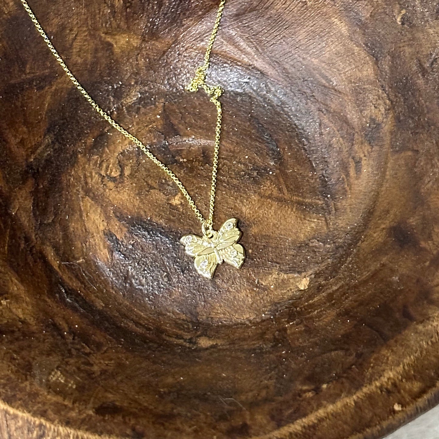 Farfalla Butterfly Necklace-Lydieannejewelry