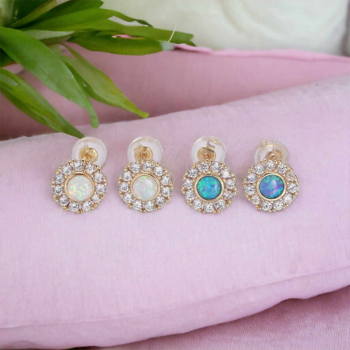 Concetta Opal Earrings-Lydieannejewelry