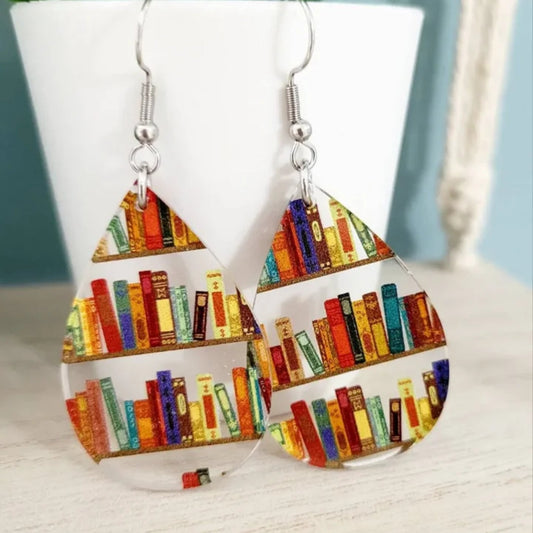 Vintage Colorful Water Drop Earrings-Lydieannejewelry