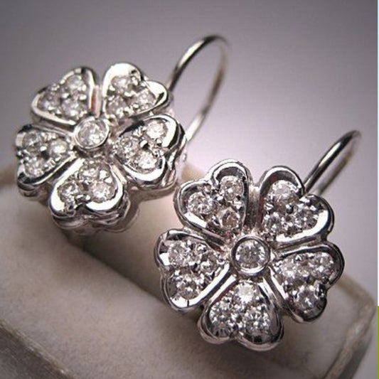 Vintage Bright Daisy Earrings-Lydieannejewelry