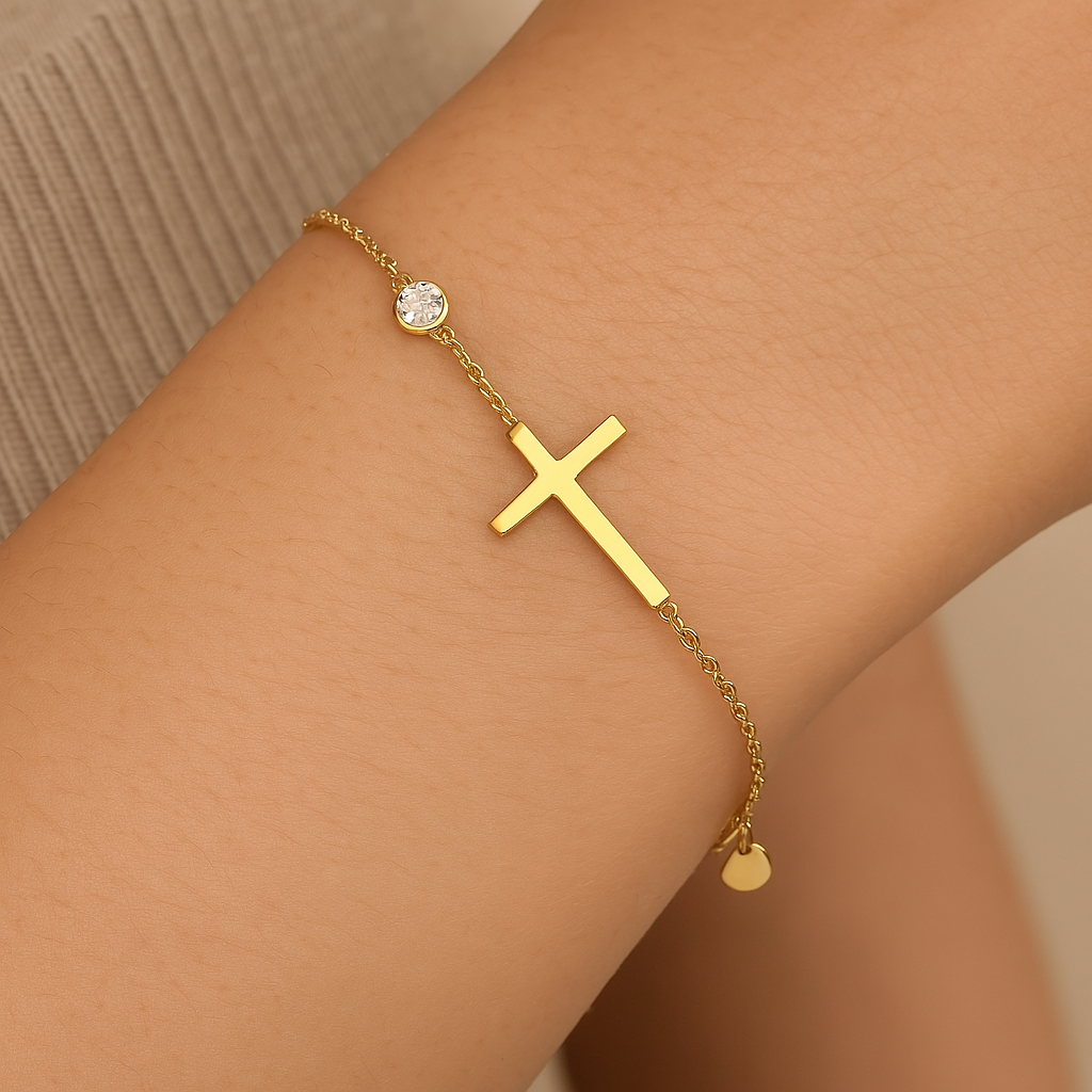 Spiritual Charm Gold Bracelet-Lydieannejewelry