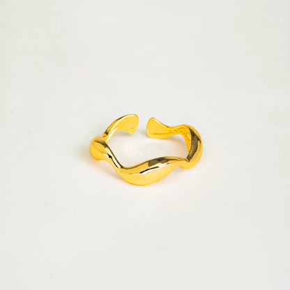 Ocean Wave Ring-Lydieannejewelry