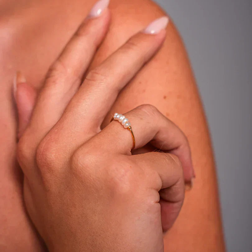 Mini Pearl Ring-Lydieannejewelry