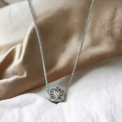 Karissa Infinity Heart Necklace-Lydieannejewelry