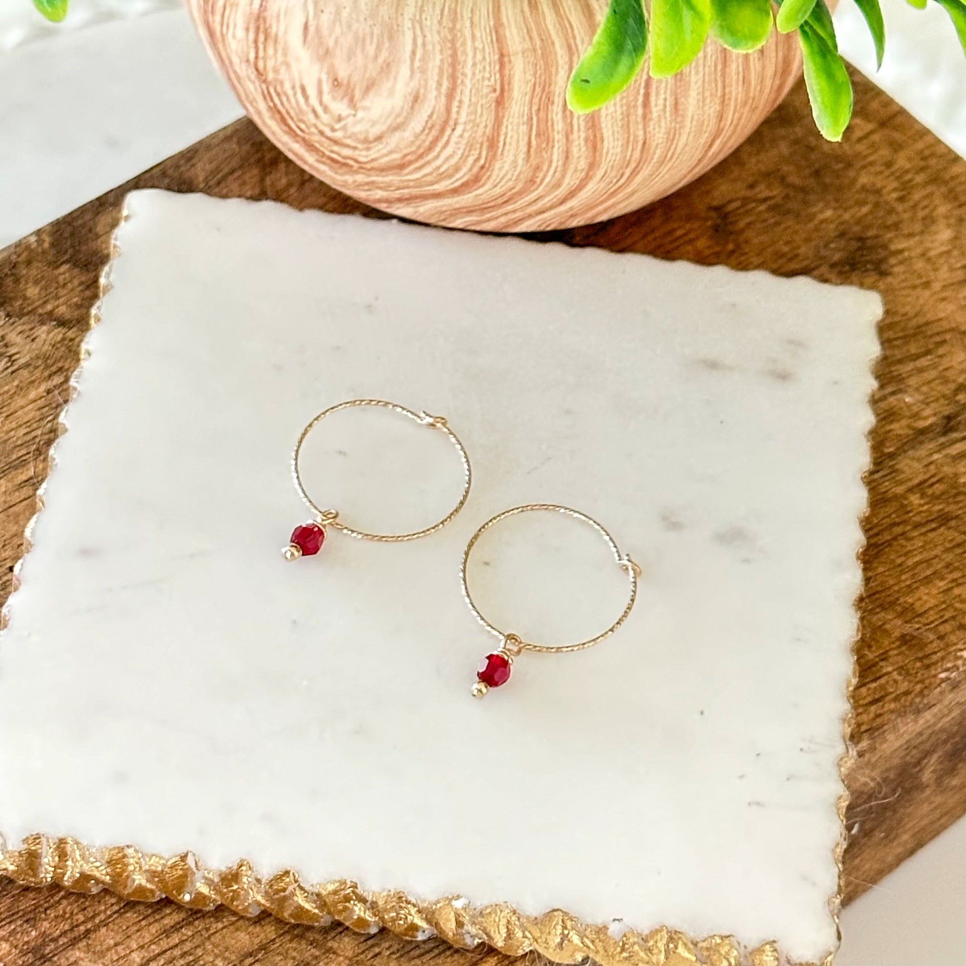 Oria Mini Sparkle Hoop Earrings-Lydieannejewelry