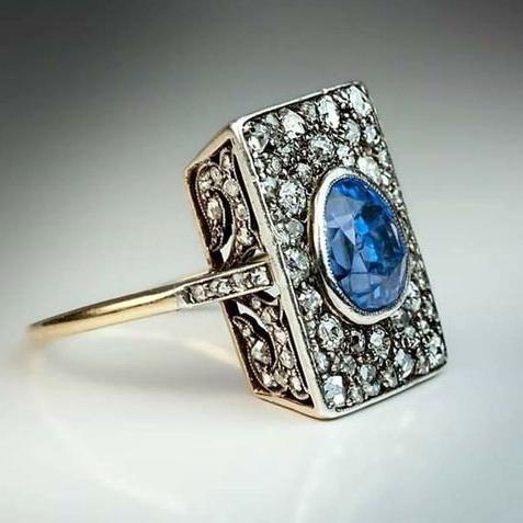 Vintage Bright Cut Gold Ring-Lydieannejewelry