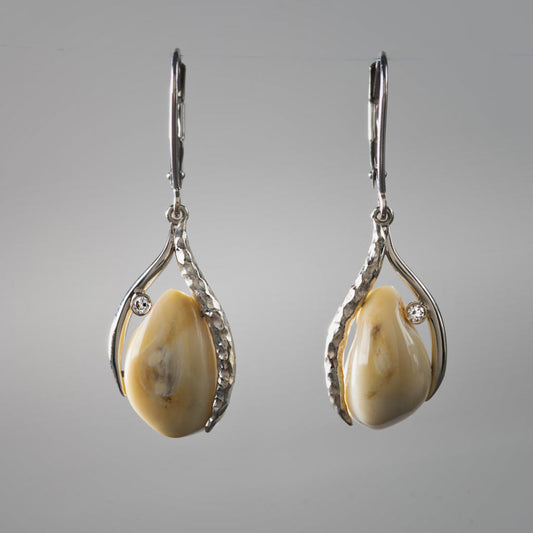 Vintage Nature Stone Bright Earrings-Lydieannejewelry