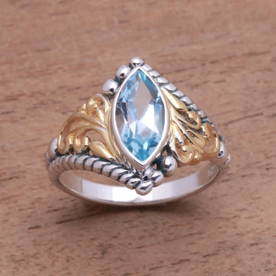 Vintage Blue Prifddinas Ring-Lydieannejewelry