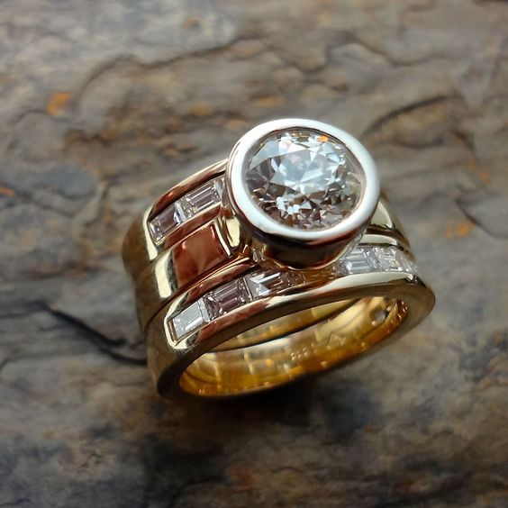 Vintage Layered Glass Ring-Lydieannejewelry