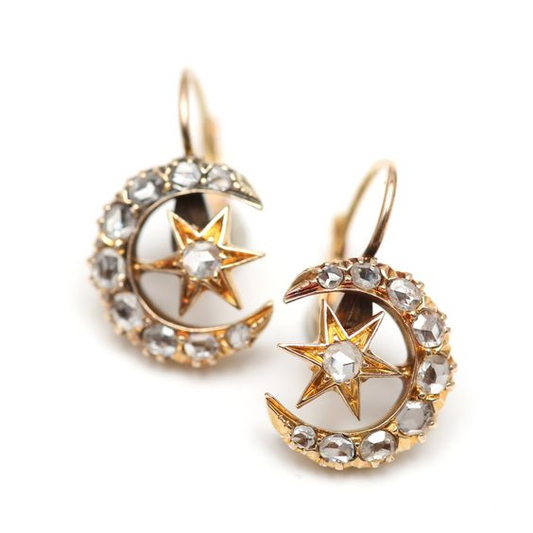 Vintage Starlight Earrings-Lydieannejewelry
