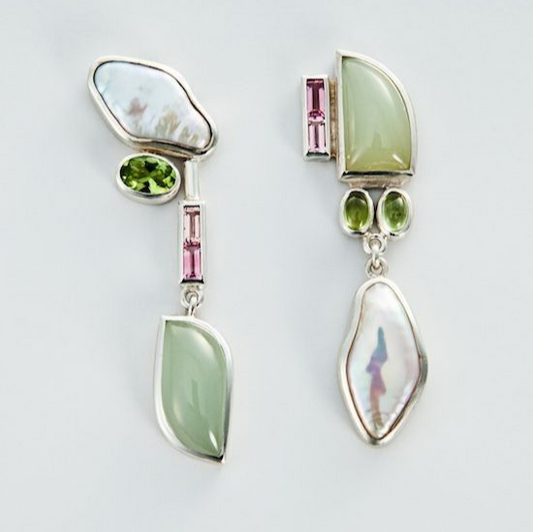 Vintage Nature Crystal Dangling Earrings-Lydieannejewelry