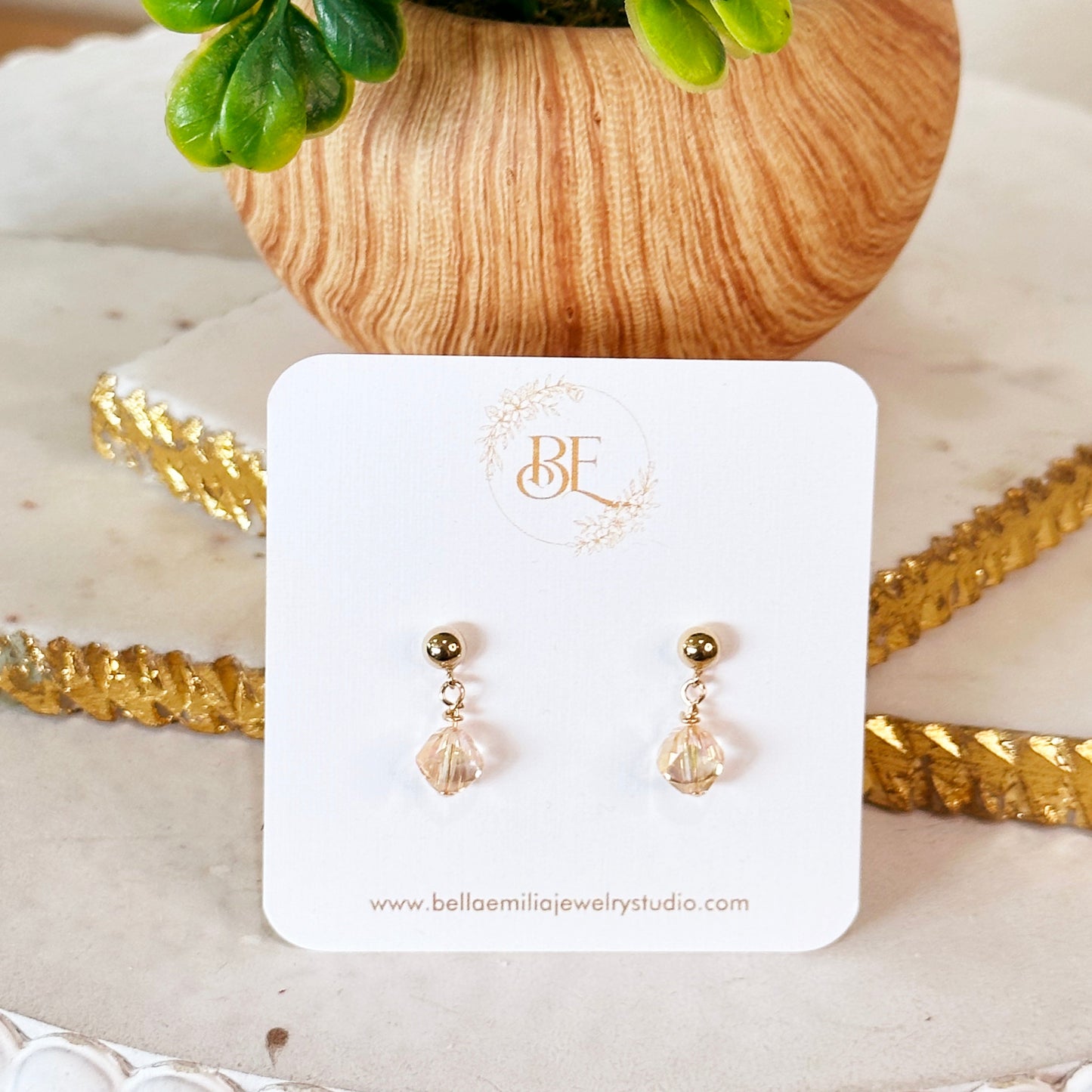 Liana Gold Dainty Drop Earrings-Lydieannejewelry