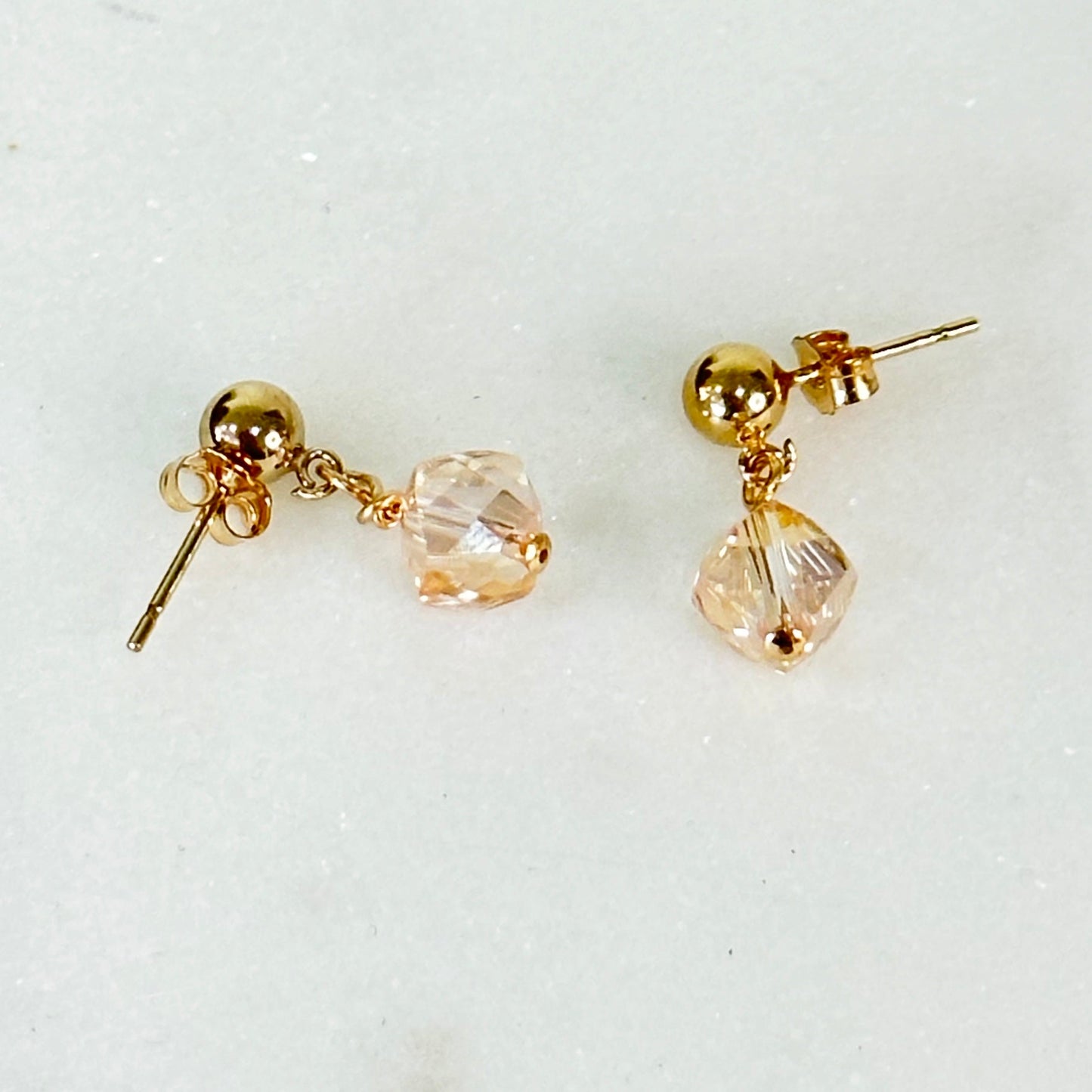 Liana Gold Dainty Drop Earrings-Lydieannejewelry