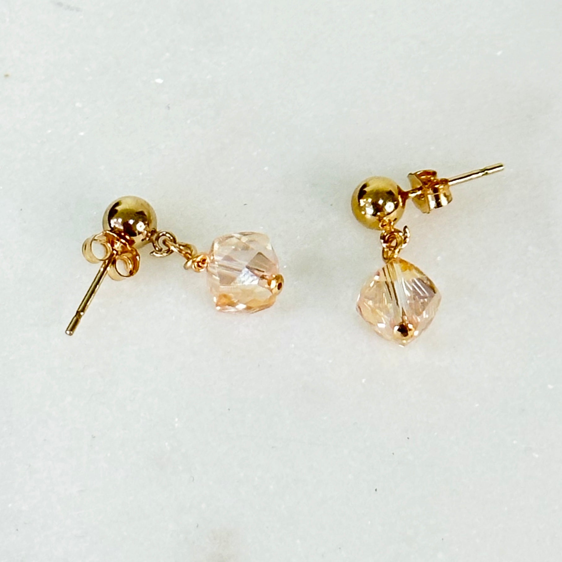 Liana Gold Dainty Drop Earrings-Lydieannejewelry