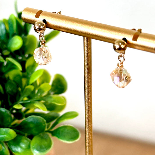 Liana Gold Dainty Drop Earrings-Lydieannejewelry